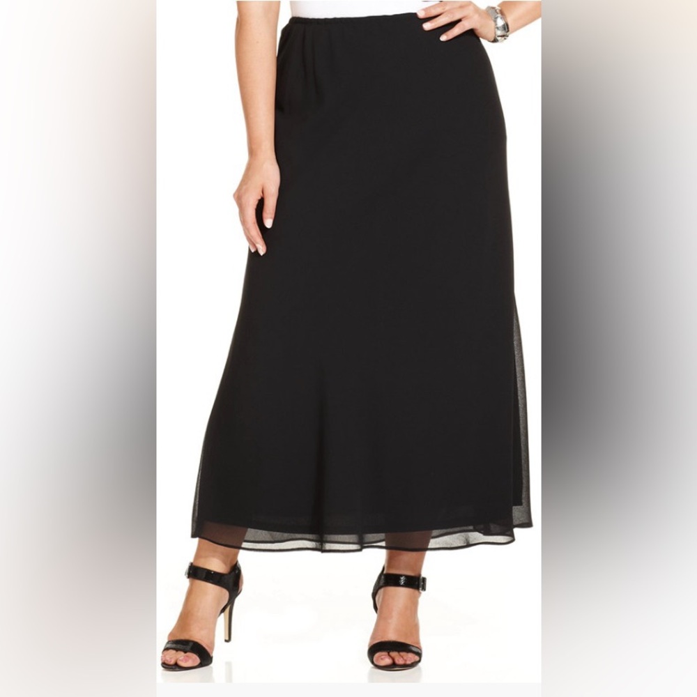MSK Black Maxi Skirt Formal Wear Size 18